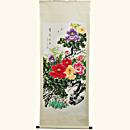 Scroll con Peonie EXTRA LARGE 175 - €. 165,00