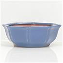 12 cm - Vaso Ottagonale Taiko Blu Ceramica - 7,90 €