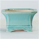 11,5 cm - Vaso Quadro Yaku Verde Ceramica - 9,80 €