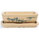 18,5 cm - Vaso Dodai con Sottovaso Gres Cina - 25,90 €