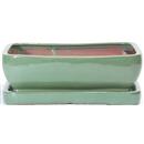 30 cm - Vaso Seinen Verde con sottovaso Ceramica - 49,00 €